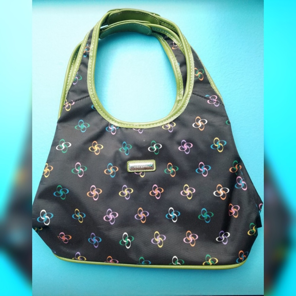 Rosetti Black Green Handbag/Purse